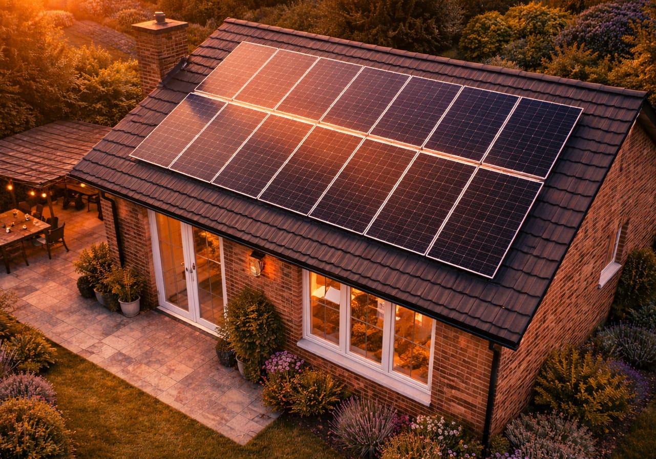 Solar Panels on Home